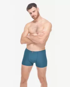 GINA pánské boxerky kratší nohavička, šité, s potiskem 73135P