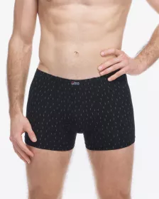 GINA pánské boxerky kratší nohavička, šité, s potiskem 73137P