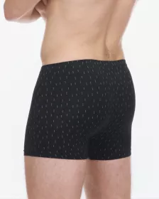 GINA pánské boxerky kratší nohavička, šité, s potiskem 73137P