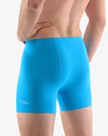 GINA pánské boxerky s delší nohavičkou, delší nohavička, šité, s potiskem Eco Bamboo 74158P EcoBamboo