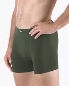 GINA pánské boxerky s delší nohavičkou, delší nohavička, šité, jednobarevné Eco Bamboo 74159P EcoBamboo