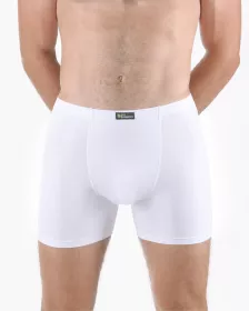 GINA pánské boxerky s delší nohavičkou, delší nohavička, šité, jednobarevné Eco Bamboo 74159P EcoBamboo