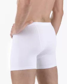 GINA pánské boxerky s delší nohavičkou, delší nohavička, šité, jednobarevné Eco Bamboo 74159P EcoBamboo