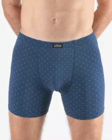 GINA pánské boxerky s delší nohavičkou nadměrné, šité, s potiskem 74175P