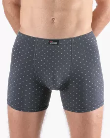 GINA pánské boxerky s delší nohavičkou nadměrné, šité, s potiskem 74175P