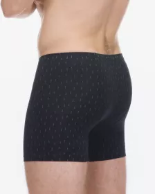 GINA pánské boxerky s delší nohavičkou nadměrné, šité, s potiskem 74182P