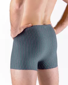 GINA pánské boxerky s kratší nohavičkou, kratší nohavička, šité 73131P