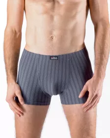 GINA pánské boxerky s kratší nohavičkou, kratší nohavička, šité 73131P