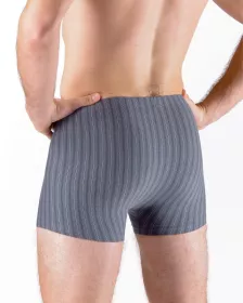GINA pánské boxerky s kratší nohavičkou, kratší nohavička, šité 73131P