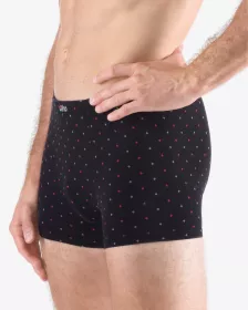 GINA pánské boxerky s kratší nohavičkou, kratší nohavička, šité, s potiskem 73133P