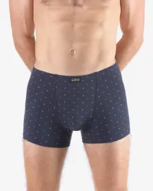 GINA pánské boxerky s kratší nohavičkou, kratší nohavička, šité, s potiskem 73133P