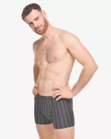 GINA pánské boxerky s kratší nohavičkou, kratší nohavička, šité 73138P