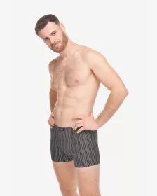 GINA pánské boxerky s kratší nohavičkou, kratší nohavička, šité 73138P