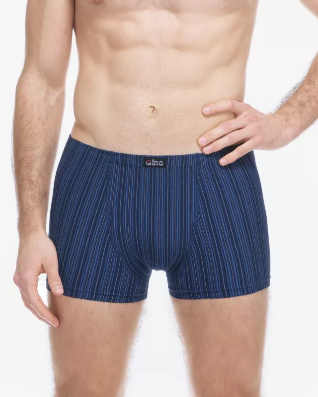 GINA pánské boxerky s kratší nohavičkou, kratší nohavička, šité 73138P