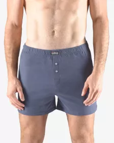 GINA pánské trenky volné, šité, jednobarevné 75162P