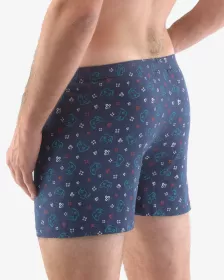 GINA pánské trenky volné, šité, s potiskem 75180P