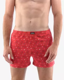 GINA pánské trenky volné, šité, s potiskem 75180P