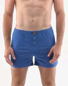 GINA pánské trenky volné, šité, s potiskem 75183P