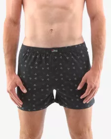 GINA pánské trenky volné, šité, s potiskem 75185P GINA pánské trenky volné, šité, s potiskem 75185P