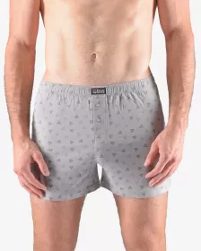 GINA pánské trenky volné, šité, s potiskem 75185P GINA pánské trenky volné, šité, s potiskem 75185P