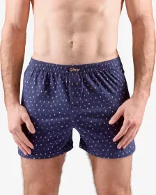 GINA pánské trenky volné, šité, s potiskem 75190P