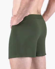 GINA pánské trenky volné, šité, jednobarevné Eco Bamboo 75195P EcoBamboo