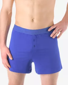 GINA pánské trenky volné, šité, jednobarevné Eco Bamboo 75195P EcoBamboo