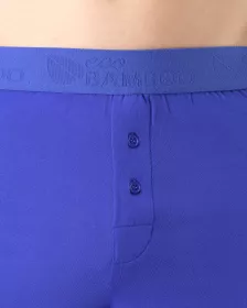 GINA pánské trenky volné, šité, jednobarevné Eco Bamboo 75195P EcoBamboo