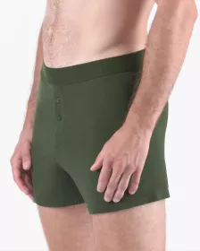 GINA pánské trenky volné, šité, jednobarevné Eco Bamboo 75195P EcoBamboo