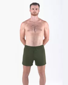 GINA pánské trenky volné, šité, jednobarevné Eco Bamboo 75195P EcoBamboo