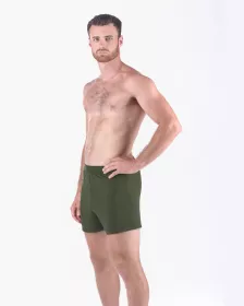 GINA pánské trenky volné, šité, jednobarevné Eco Bamboo 75195P EcoBamboo