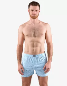 GINA pánské trenky volné, šité, s potiskem 75202P