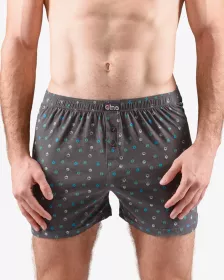 GINA pánské trenky volné, šité, s potiskem 75203P GINA pánské trenky volné, šité, s potiskem 75203P