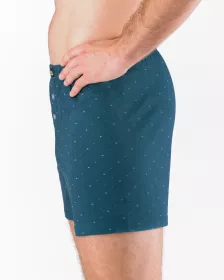 GINA pánské trenky volné, šité, s potiskem 75204P