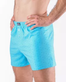 GINA pánské trenky volné, šité, s potiskem 75204P