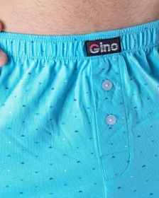 GINA pánské trenky volné, šité, s potiskem 75204P