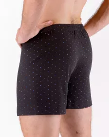 GINA pánské trenky volné, šité, s potiskem 75204P