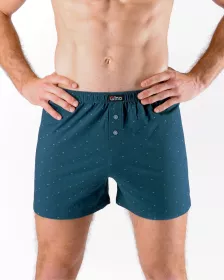 GINA pánské trenky volné, šité, s potiskem 75204P