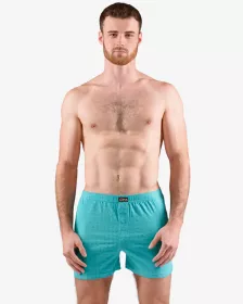 GINA pánské trenky volné, nadměrné, šité, s potiskem 75208P