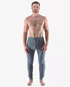 GINA pánské kalhoty dlouhé pyžamové pánské, šité, klasické, jednobarevné Pyžama 2023 79161P