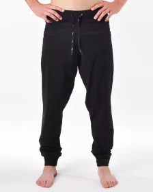 GINA pánské kalhoty dlouhé pyžamové pánské, šité, klasické, jednobarevné Pyžama 2025 79201P | Černá L, Černá M, Černá XL, Černá XXL