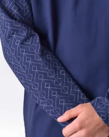 GINA pánské košile noční pánská dlouhý rukáv, šité, s potiskem Pyžama 2025 79203P GINA pánské košile noční pánská dlouhý rukáv, šité, s potiskem Pyžama 2025 79203P