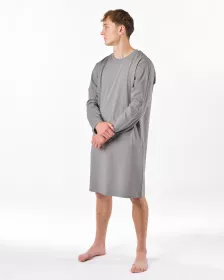 GINA pánské košile noční pánská dlouhý rukáv, šité, s potiskem Pyžama 2025 79203P GINA pánské košile noční pánská dlouhý rukáv, šité, s potiskem Pyžama 2025 79203P