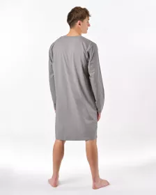 GINA pánské košile noční pánská dlouhý rukáv, šité, s potiskem Pyžama 2025 79203P GINA pánské košile noční pánská dlouhý rukáv, šité, s potiskem Pyžama 2025 79203P