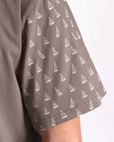 GINA pánské košile noční pánská krátký rukáv, šité, s potiskem Pyžama 2024 79176P GINA pánské košile noční pánská krátký rukáv, šité, s potiskem Pyžama 2024 79176P