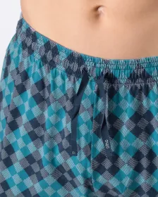 GINA pánské pyžamo dlouhé pánské, šité, s potiskem Pyžama 2025 79205P GINA pánské pyžamo dlouhé pánské, šité, s potiskem Pyžama 2025 79205P