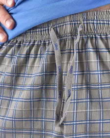 GINA pánské pyžamo krátké pánské, šité, s potiskem Pyžama 2024 79168P