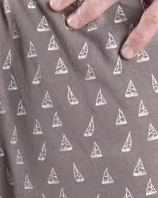 GINA pánské pyžamo krátké pánské, šité, s potiskem Pyžama 2024 79172P