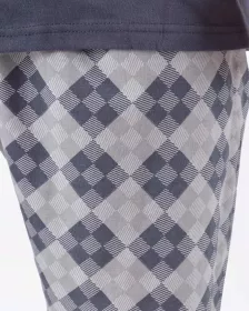 GINA pánské pyžamo krátké pánské, šité, s potiskem Pyžama 2025 79198P