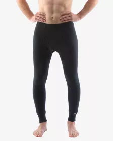 GINA pánské spodky pánské (legíny), dlouhé, šité, klasické, jednobarevné 76001P